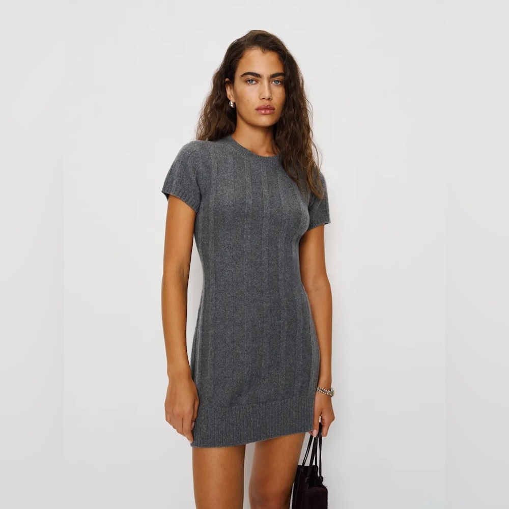 Reformation 95% Cashmere Dress-S